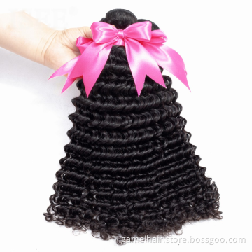 Wholesale Raw Deep Wave Peruvian Human Virgin Cuticle Aligned Hair  Bundles Cheap Natural Remy Human Hair Extension For Women
